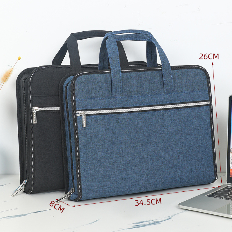 Cloth 26 Large Capacity A4 Organ Bag File Storage Bag Multi-Layer Student Test Paper Bag Holder Portable Data Book