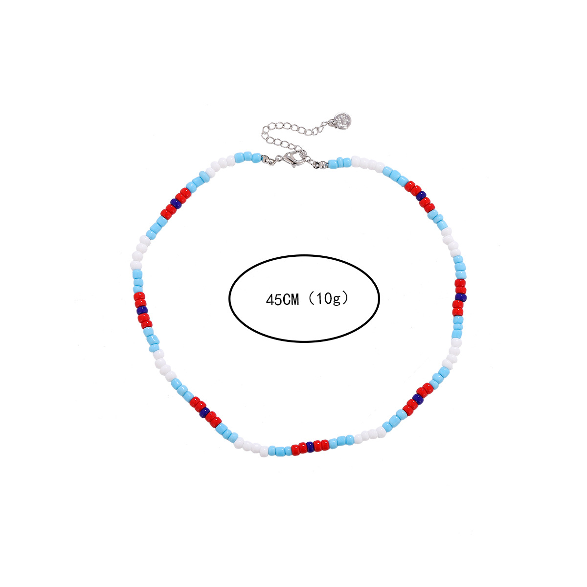 La ópera tailandesa interpreta mi amor con tu corazón bkpp mismo estilo colorido collar de cuentas de arroz de vidrio collar de pulsera con cuentas