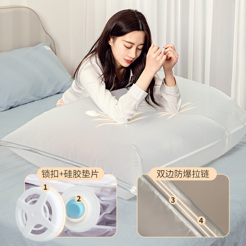Vacuum Compression Bag 3D Storage Bag Wholesale Clothing and Bedding Dedicated Large Capacity Household No Vacuum Organizing Bag