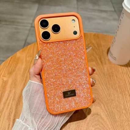 Coque de téléphone luxe avec strass pour iphone 17 pro max_voghion.com