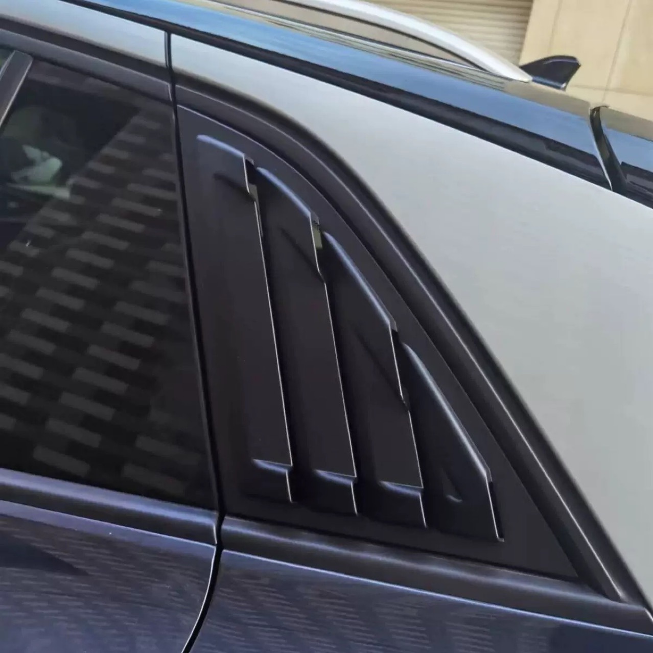 Suitable for Volkswagen ID4X/ID4CROZZ rear spoiler, no-drill sport spoiler, ID4 blinds rear window decoration