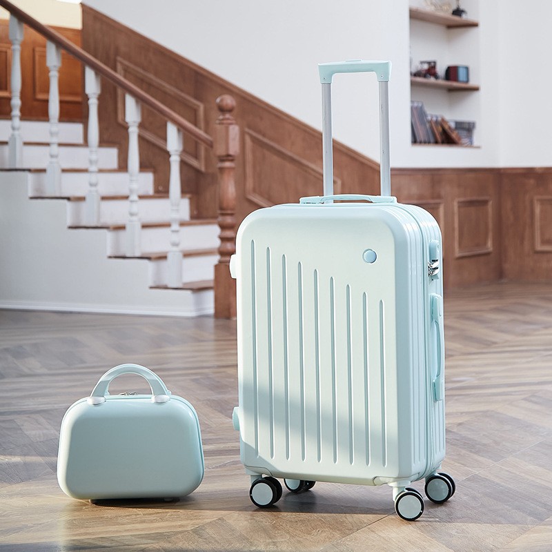 Equipaje 20-inch trolley case hembra estilo coreano equipaje pequeño embarque fresco caja de equipaje multifuncional contraseña caso masculino