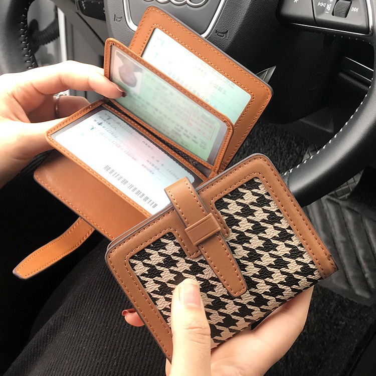 Motorcycle Driving License Cover, Personalized Creative Women's Fashion Driving License Holder, Two-in-One High-End Influencer