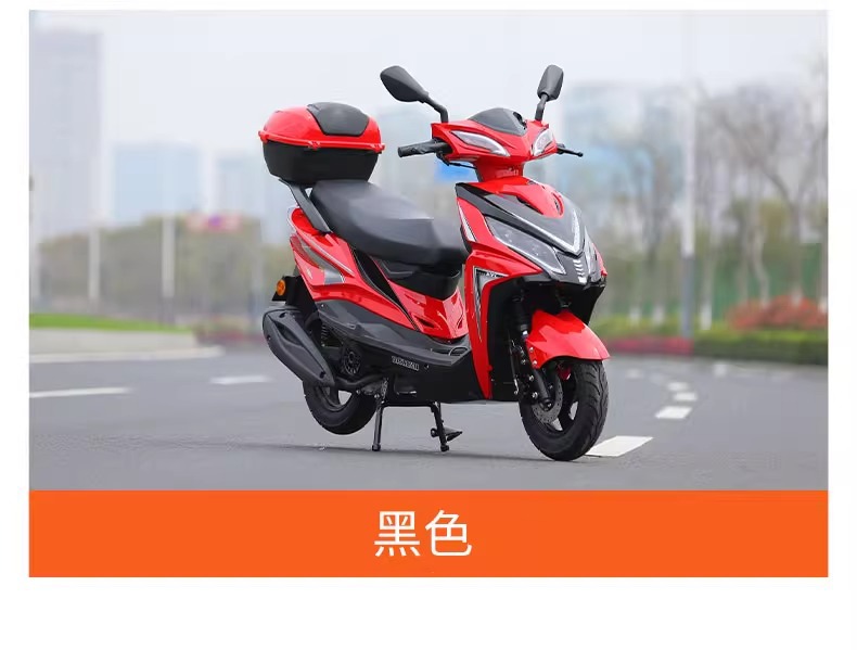 2025 New Popular National Iv Electronic Injection Motorcycle 125 Scooter Fuel Vehicle Motorcycle Fuel-Saving Vehicle Can Be Registered