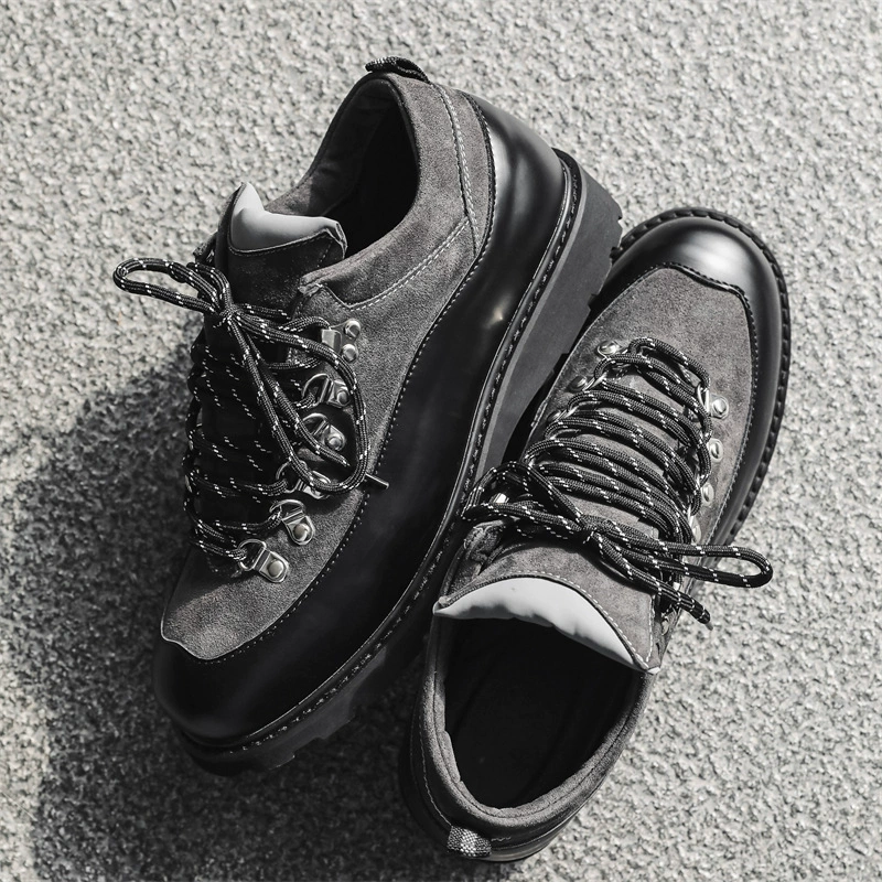 Мужская весенне-летняя новая износостойкая спортивная обувь в клетку с дезодорантом для занятий спортом на открытом воздухе, повседневная спортивная обувь для альпинизма 32323-J