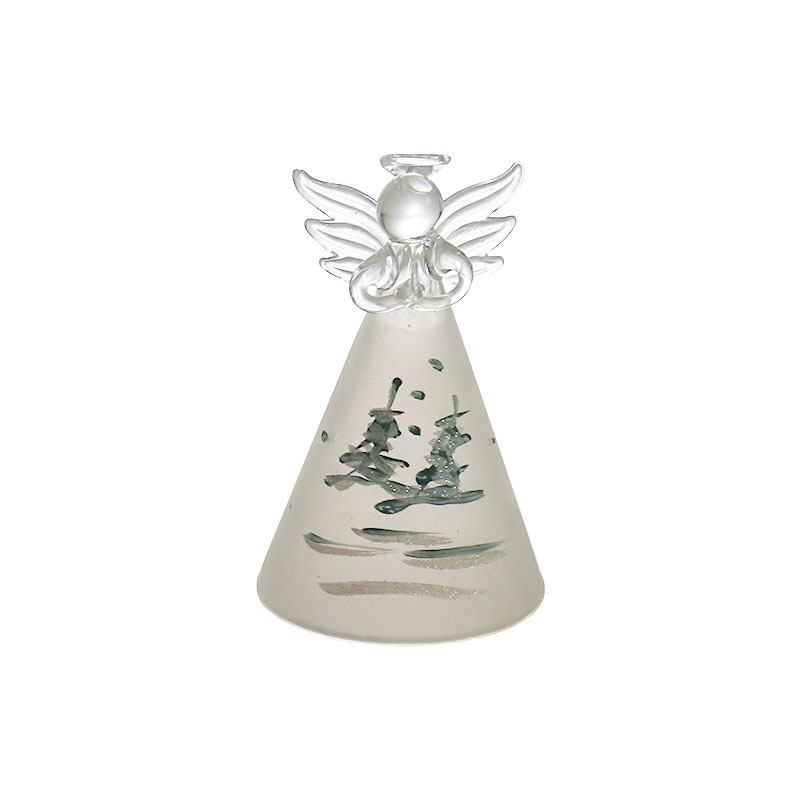 Figura de Ángel Pequeño Moderno y Minimalista con Alas, de Vidrio, Estilo Nórdico, para Sala de Estar, Mesa de Centro, Estudio, Geométrico Creativo.