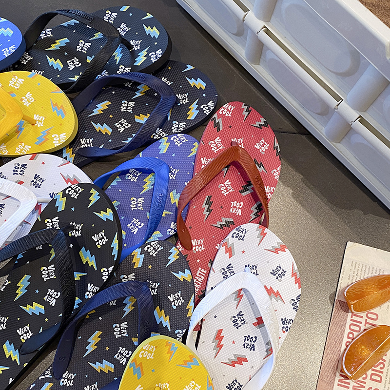 Beach Sandals for Outdoor Wear, Men's Indoor Flip-Flops, Men's Outdoor Flip-Flops, Stylish and Trendy, Versatile for Summer Beach Sandals for Outdoor Wear, Men's Indoor Flip-Flops, Men's Outdoor Flip-Flops, Stylish and Trendy, Versatile for Summer