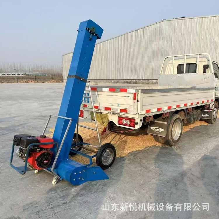 车载马路收粮机 汽油机大吸力抽粮机 自走式扒谷收粮机