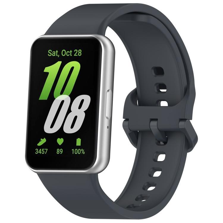 xDfind pulsera de silicona de hebilla de color sólido para Samsung Galaxy Fit3 SM-R390