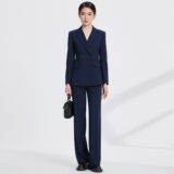 Bộ vest màu xanh navy [áo vest + quần]