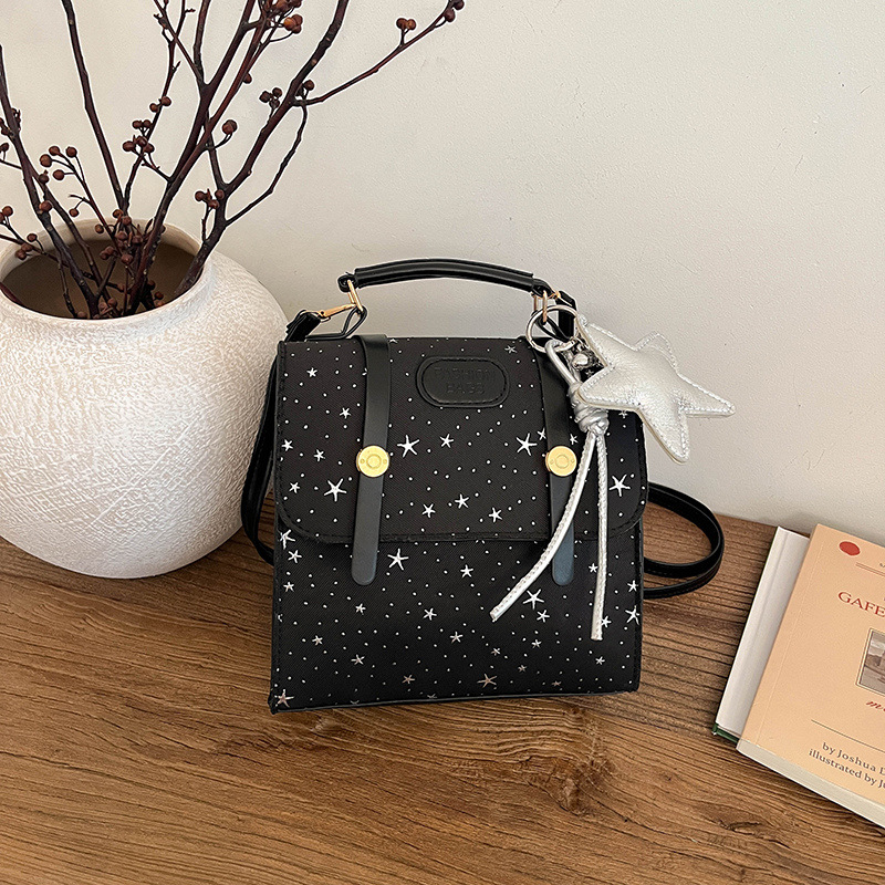 Star wave point mochila de damas simple 2026 nueva moda de viaje de gran capacidad mochila de hombro para mujeres