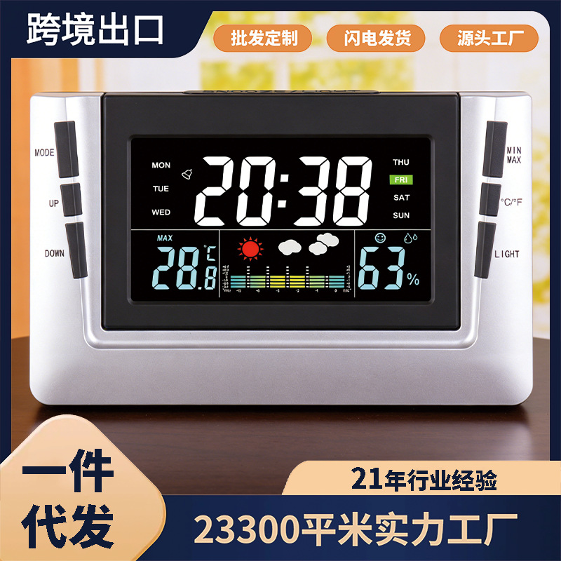 �¿�羳��ɫLCD����������ʾ�ӼҼ��������ʵʱ�����ʪ������