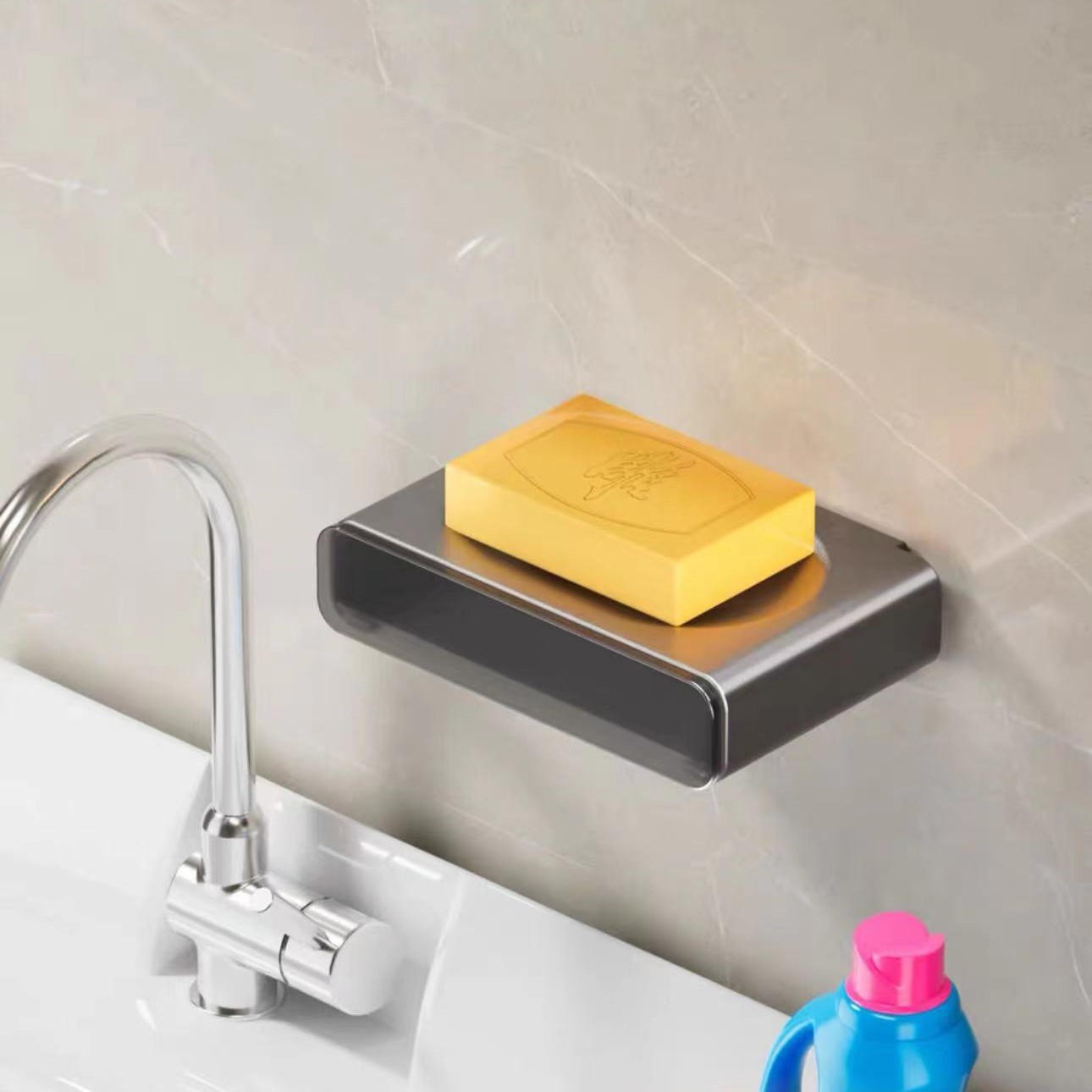 Rack de almacenamiento rack jabonera rack de almacenamiento de baño ponche libre