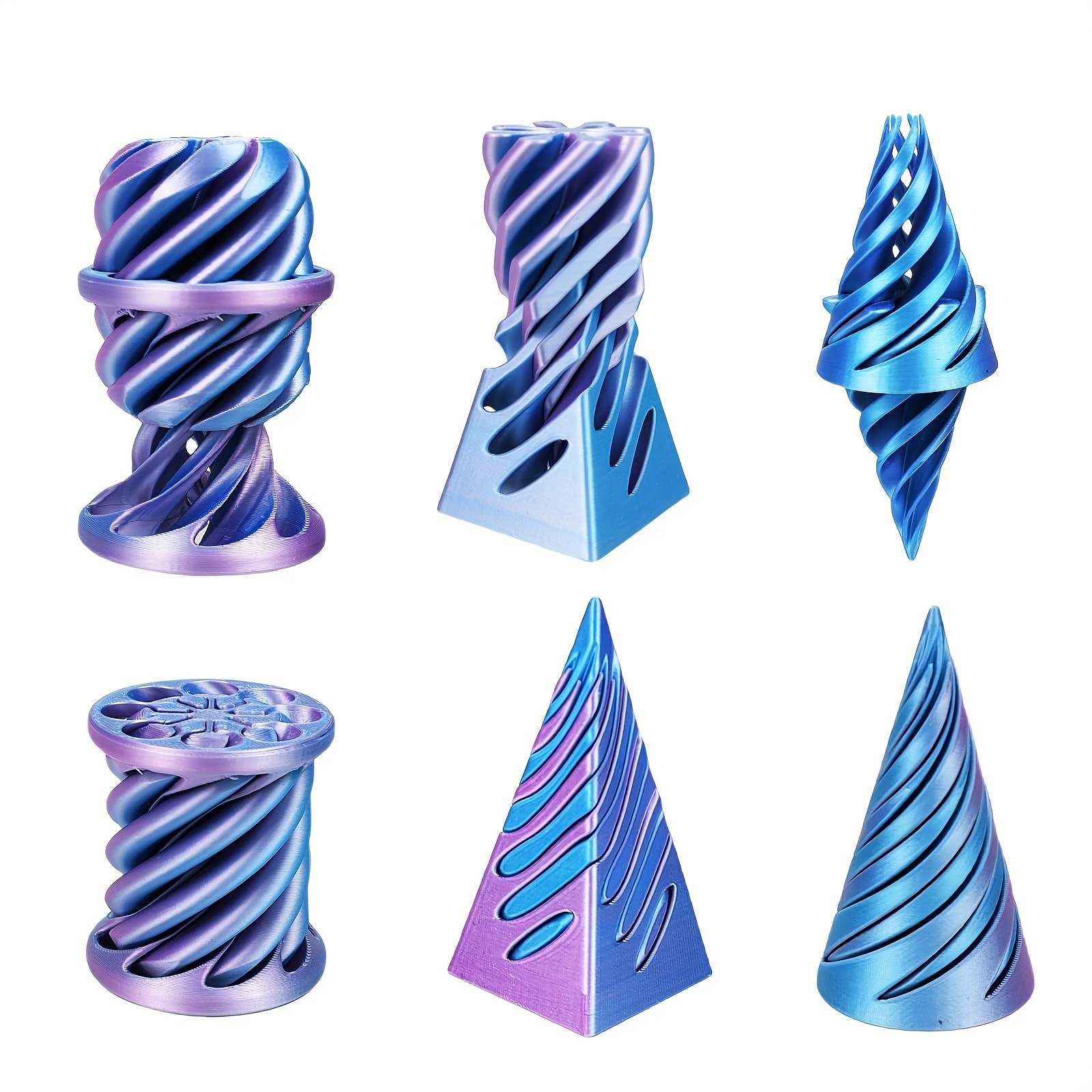 Impresión 3D Juegos descomprimidos Impossible Cone Impossible Cone Fidget juguete vórtice juguetes