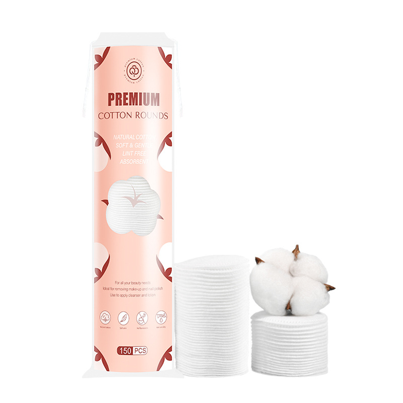 Transfronterizo Amazon cotton pads cotton rounds caja redonda almohadilla de algodón desmaquillante algodón personalizado