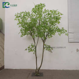 仿真南天竹仿真绿植 室内绿植小树人造景观树工艺树 仿真盆栽批发