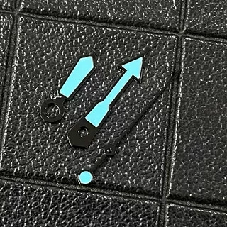 Новая зеленая светящийся штифт типа стрелки мульти серебряный черный край красный синий зеленый оранжевый серый белый адаптированный с японским механизмом NH35/36/4R