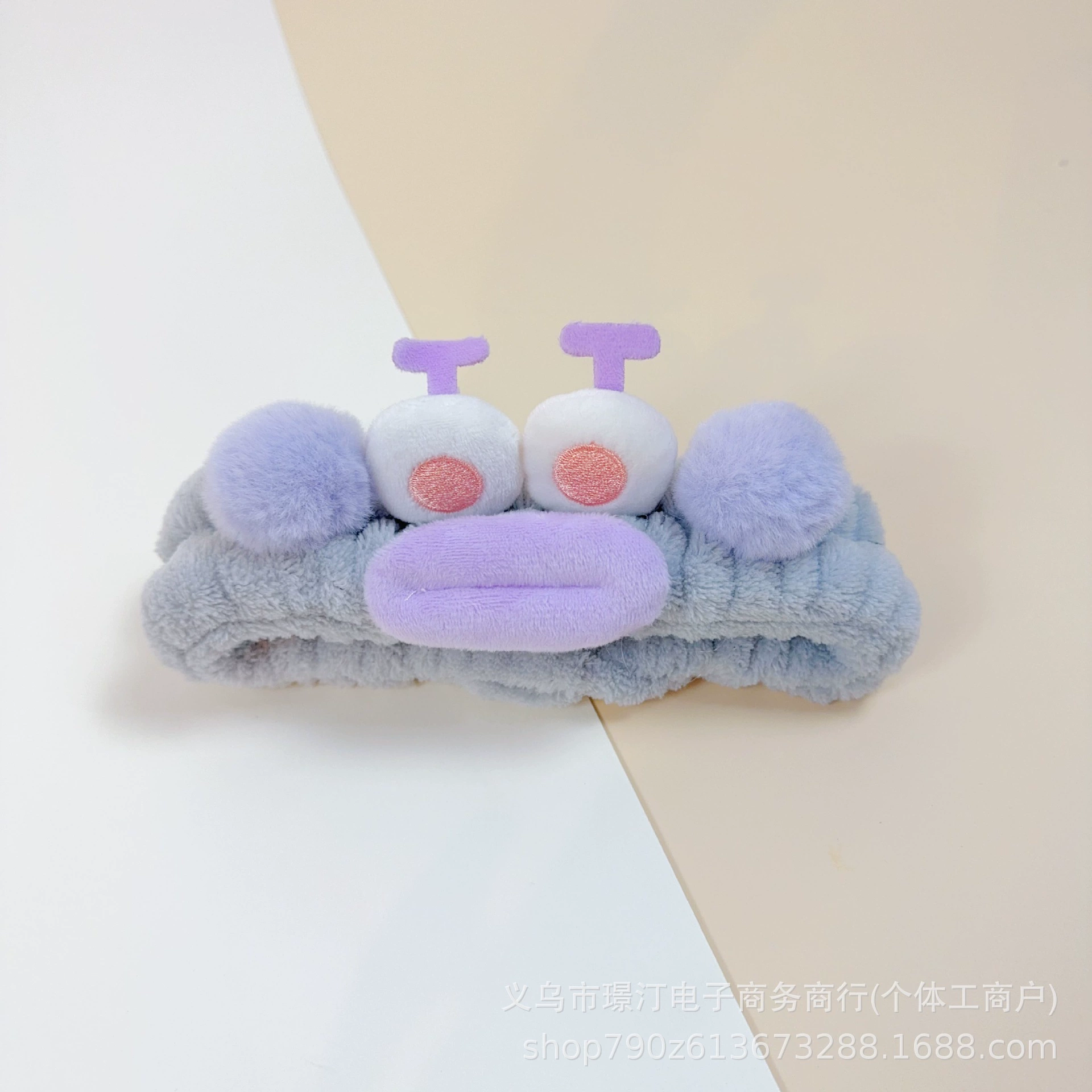 Creative cute headband for face washing, DIY