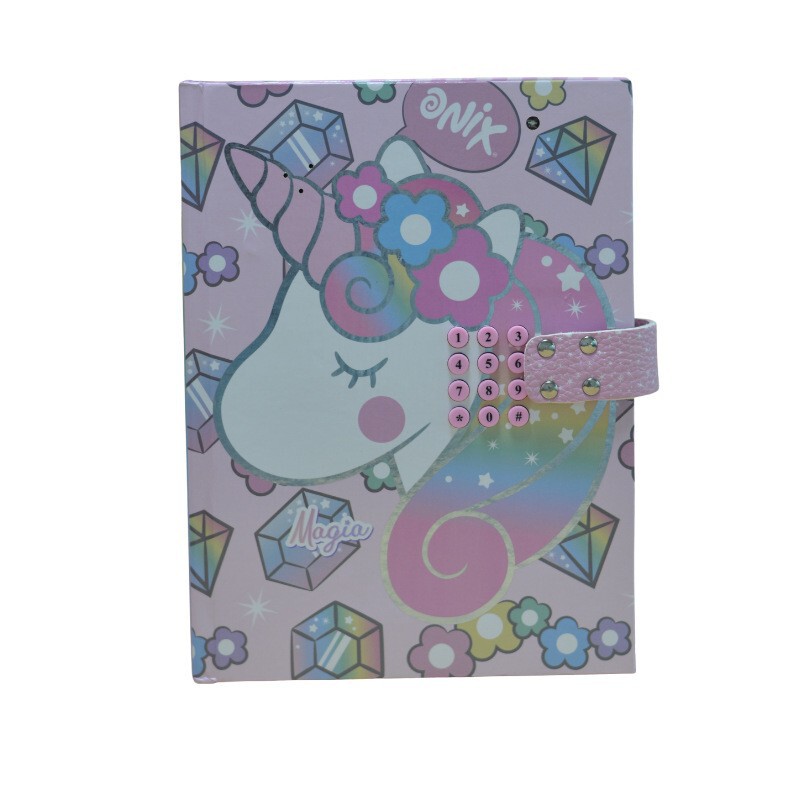 Password Lock Diary Notebook Notepad New Model Silicone Digital Keypad Password Replaceable Battery Diary