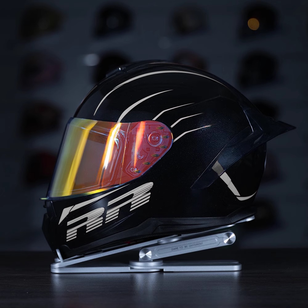 Casco Lion masculino motocicleta casco completo locomotora de defensa femenina cuatro estaciones casco de montaje universal 3C certificado gran cola