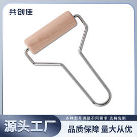 跨境木质美术生软陶艺工具滚泥器学生diy圆木滚擀泥仗压泥器手工