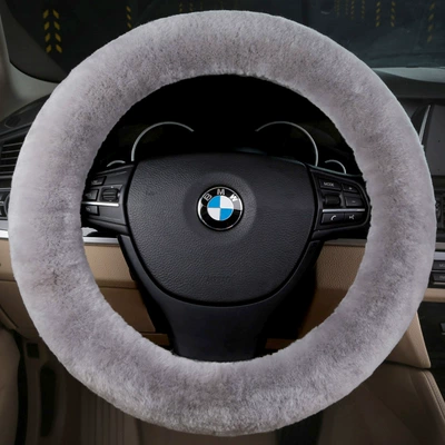 2026 New Model Steering Wheel Steering wheel cover - fog-gray-35cm-42cm-are-suitable