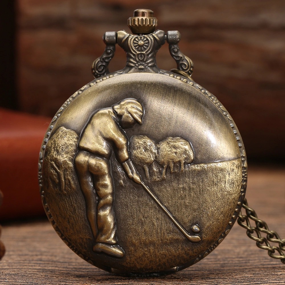 60g Weight Plastic Mirror Material Pocket Watch Classification Pointer Display Type Round Dial Shape Holiday, Daily Occasion Quartz Movement Geometric Pattern All Seasons Season Unisex Gender Vintage Style Style Vintage Style Geometric Quartz Pocket Watch 3