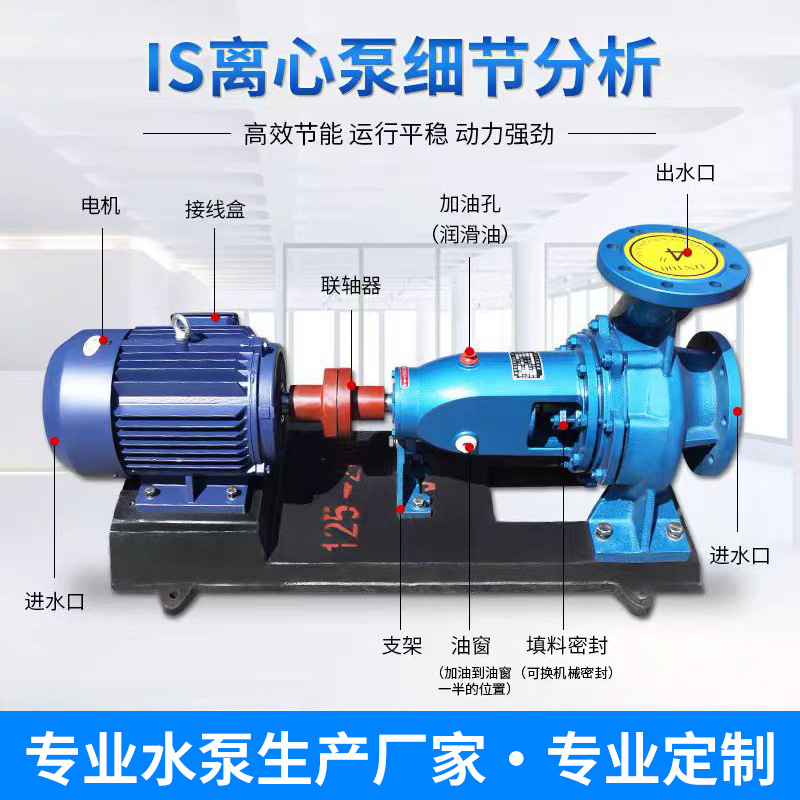 离心泵配件 泵体 泵盖 叶轮 轴承 ISG管道离心泵配件 支持定 制