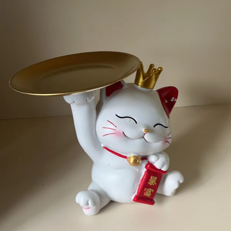 행운의 트레이 고양이