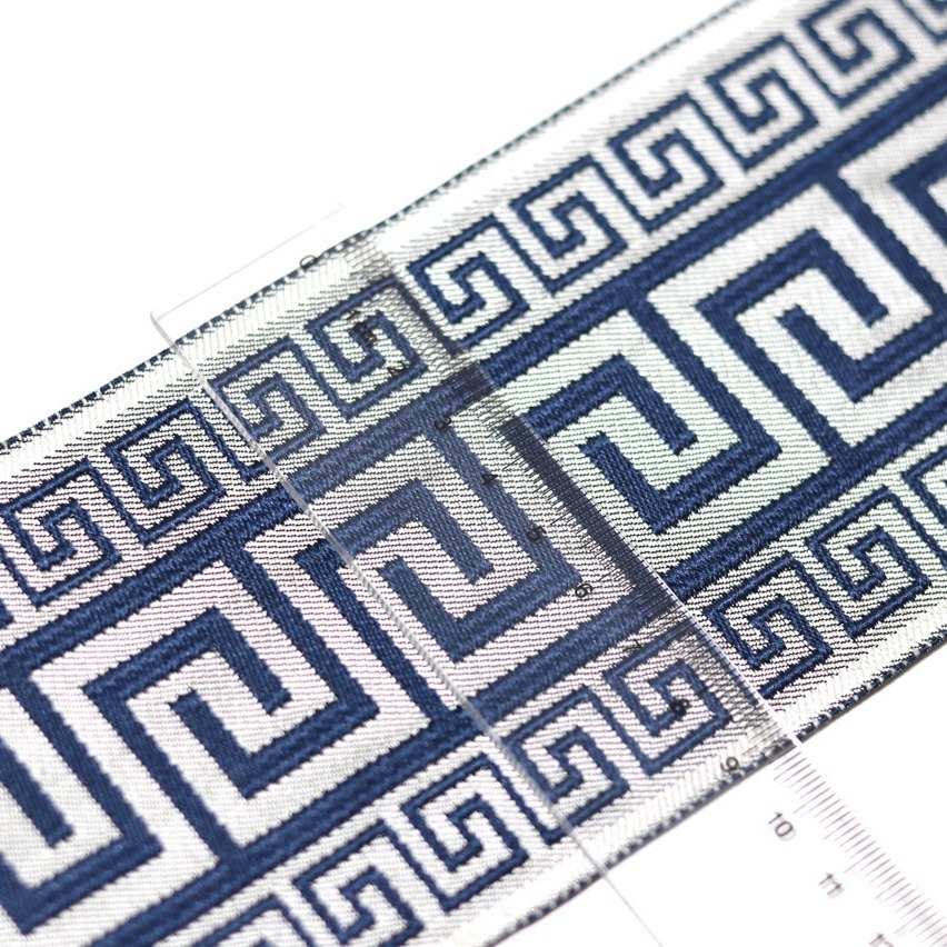 9cm de ancho de alta precisión tela jacquard cortina de ropa minoritaria sofá tabla bandera cama banda de empalme
