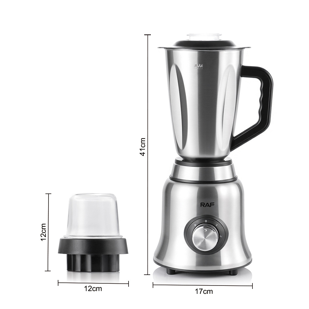 RAF EU Standard Cross-Border Household Juicer Multifunctional 2-in-1 Blender Juice Maker Grinding Food Processor