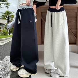 男童灯芯绒休闲裤2025春秋新款儿童时髦宽松痞帅秋季裤子中大童潮