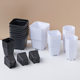 Hot Sale Water Permeable Breathable Octagonal Basin Small White Square Fleshy Flower Pot Plastic Square Plant Leaf Insertion Seedling Pot Black Square Pot
