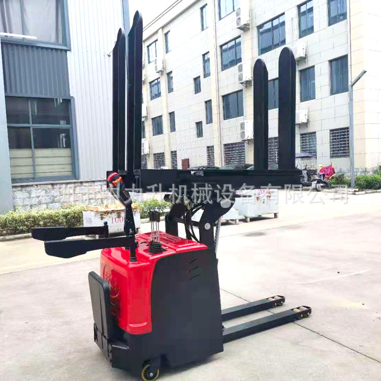 托盘翻转电动堆高车搬运提升装卸车倒纸电动叉车液压自动翻转机