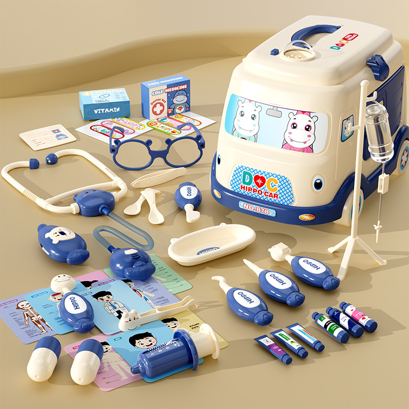 구급차 격납함 블루-39 피스 세트