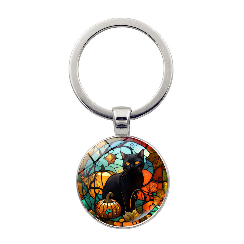 Halloween Geist Schädel Schlüsselanhänger Anhänger Halloween Schloss Anhänger Schlüsselanhänger Anhänger Ornament_voghion.com
