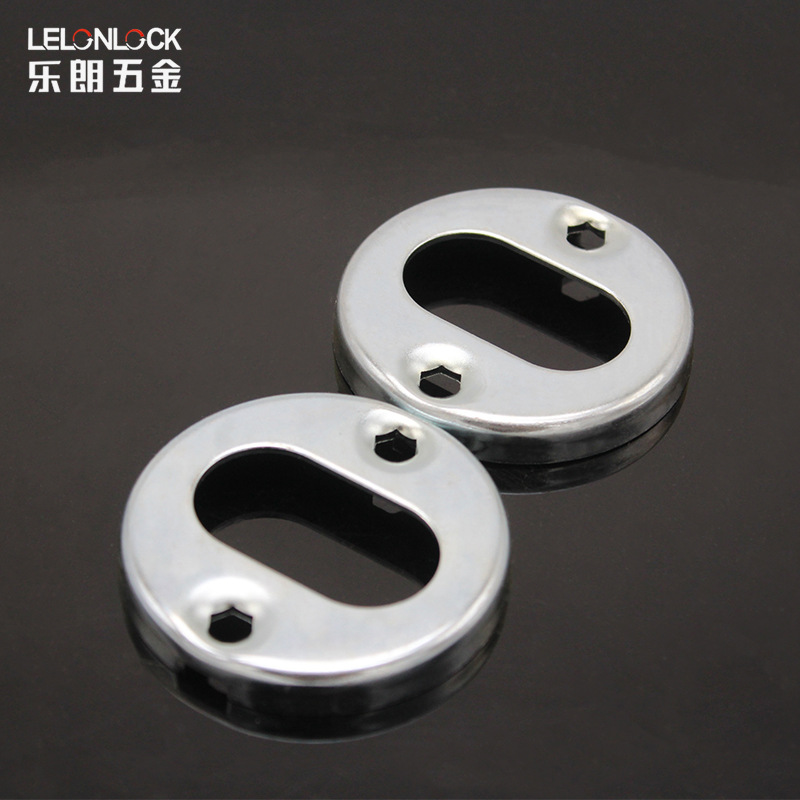 Custom 304 acero inoxidable estándar europeo cubierta de llave cubierta de llave cubierta de llave cubierta de decoración de llave de calabaza accesorios de cerradura de mango divididos