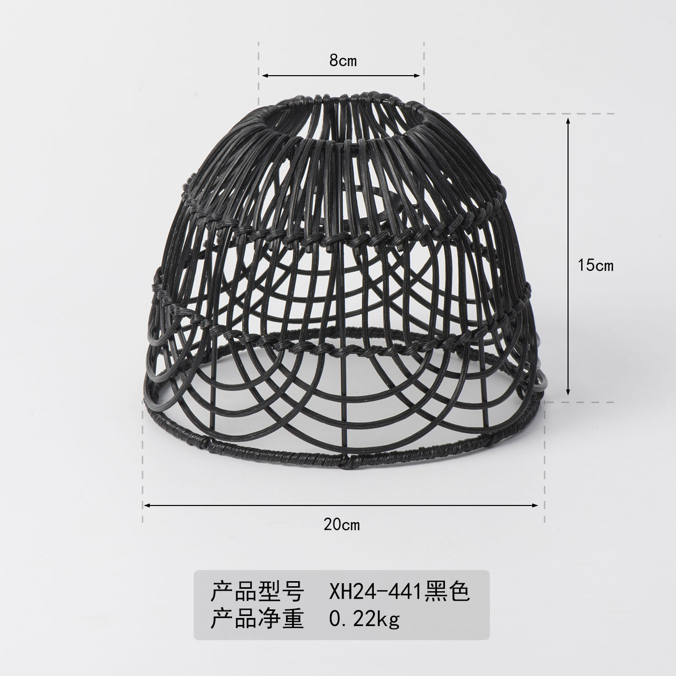 Nueva pantalla de araña de ratán de imitación transfronteriza tejida a mano de estilo retro europeo decoración de iluminación decoración del hogar iluminación de alta gama
