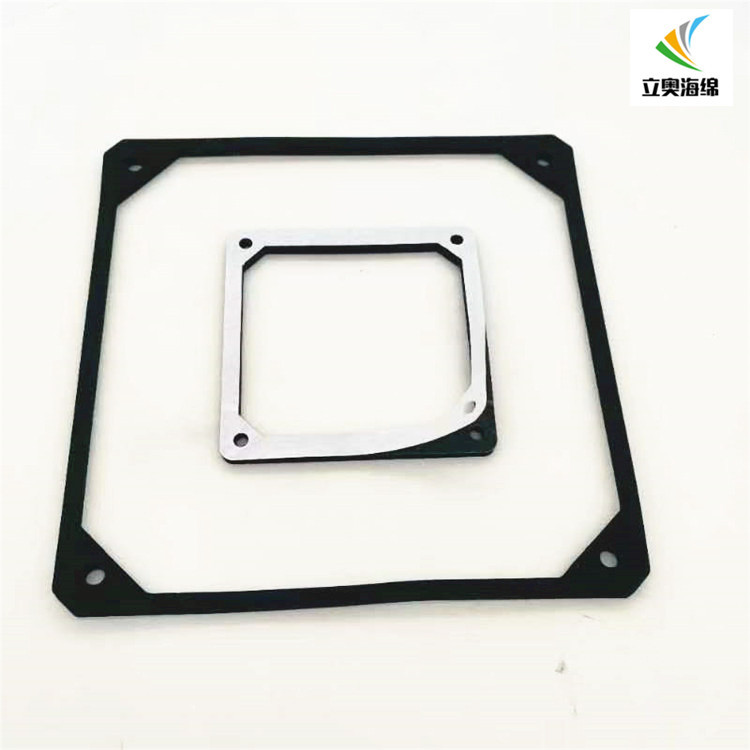 CR氯丁橡胶电机橡胶密封 接线盒垫片 电机配件 方形橡胶垫