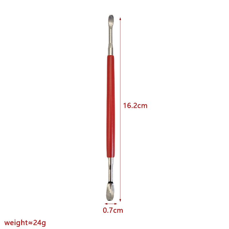 Cuero sangría pluma línea presionando pluma rollo de papel cabeza redonda pluma de cerámica arcilla herramienta de plástico