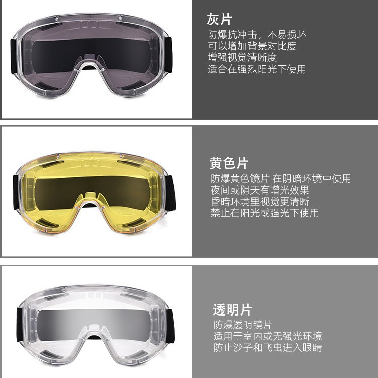 Gafas de Protección para Bomberos de TPU y PC Antipolvo para Trabajo Forestal