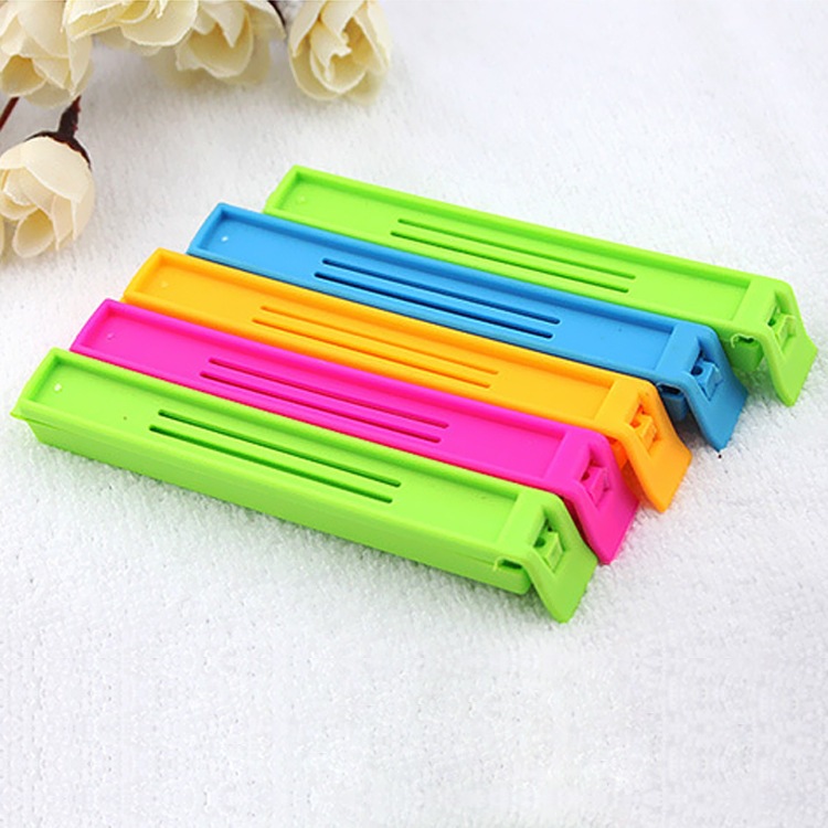 estilo coreano 5 bolsas de bocadillos de color caramelo bolsas de alimentos bolsas de alimentos clips de sellado clips de sellado clips de preservación fábrica al por mayor