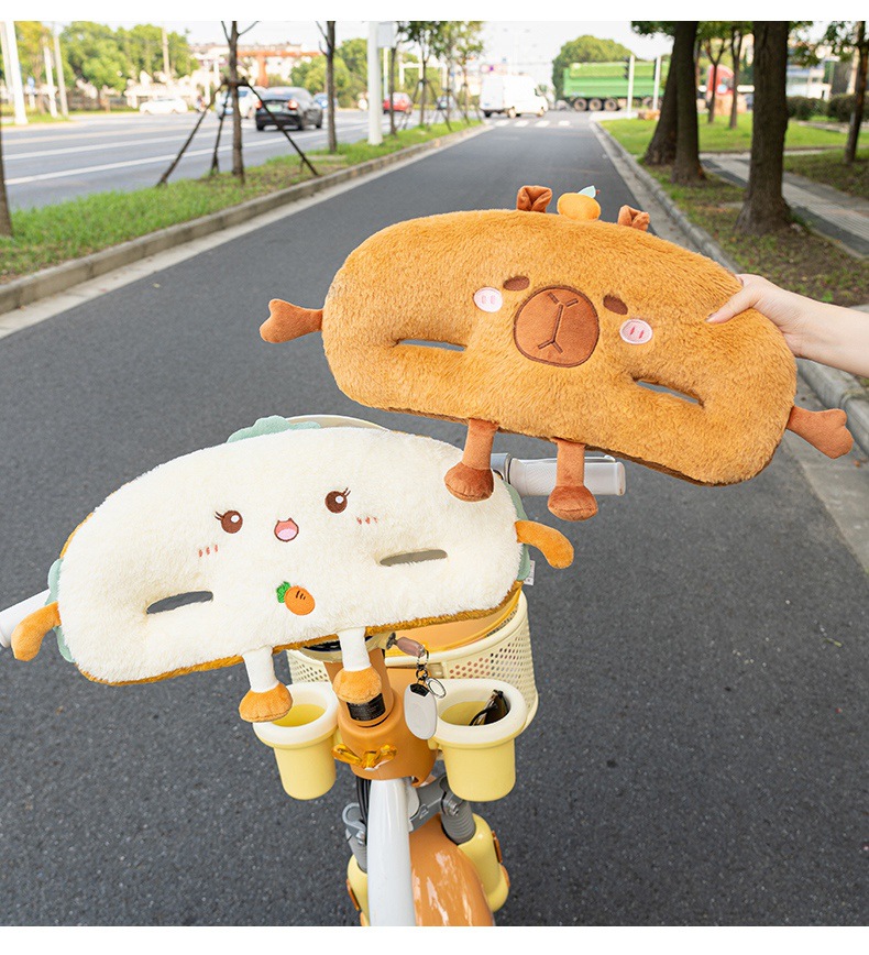Electric Vehicle Anti-Collision Head Protection Pad, Baby Front-Mounted Child Seat Anti-Collision Pad, Electric Scooter Thickened Universal Protective Pad