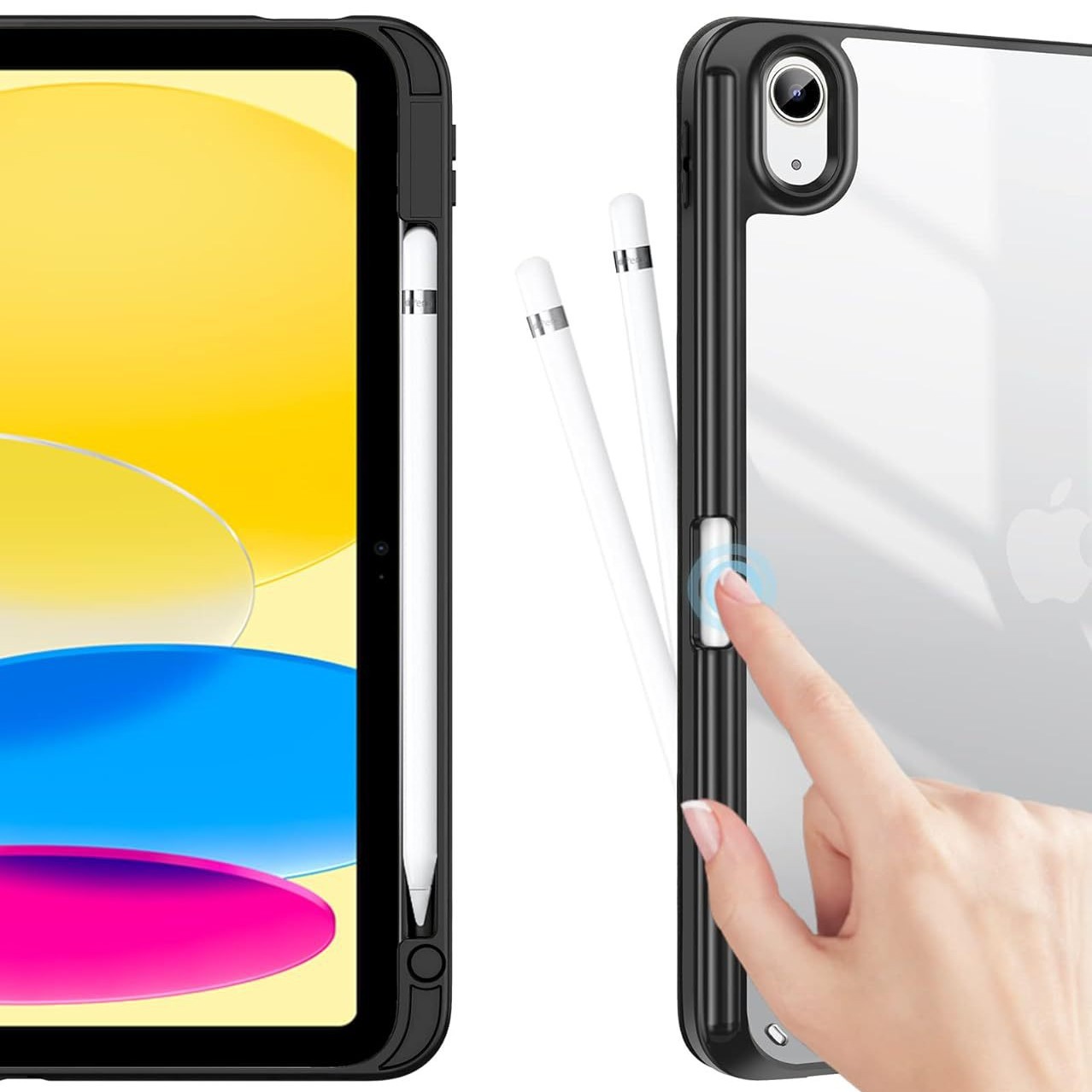 Aplicable funda protectora ipadair6 transfronteriza pro11/13 funda plana acrílica de 10,2 pulgadas carcasa anti-caída de 10,9 pulgadas