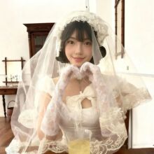 万圣节白色蕾丝花边头纱cos鬼新娘洛丽塔lolita花嫁拍照道具头饰