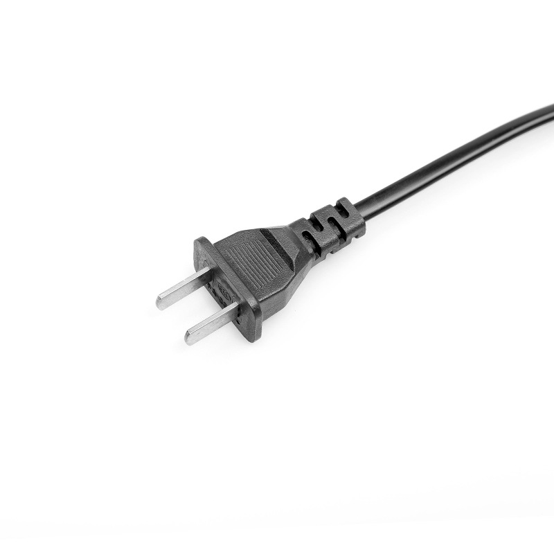 1.45-meter standard two-prong two-core pure copper single-head soldered wire desk lamp fan warm cup holder with power cord