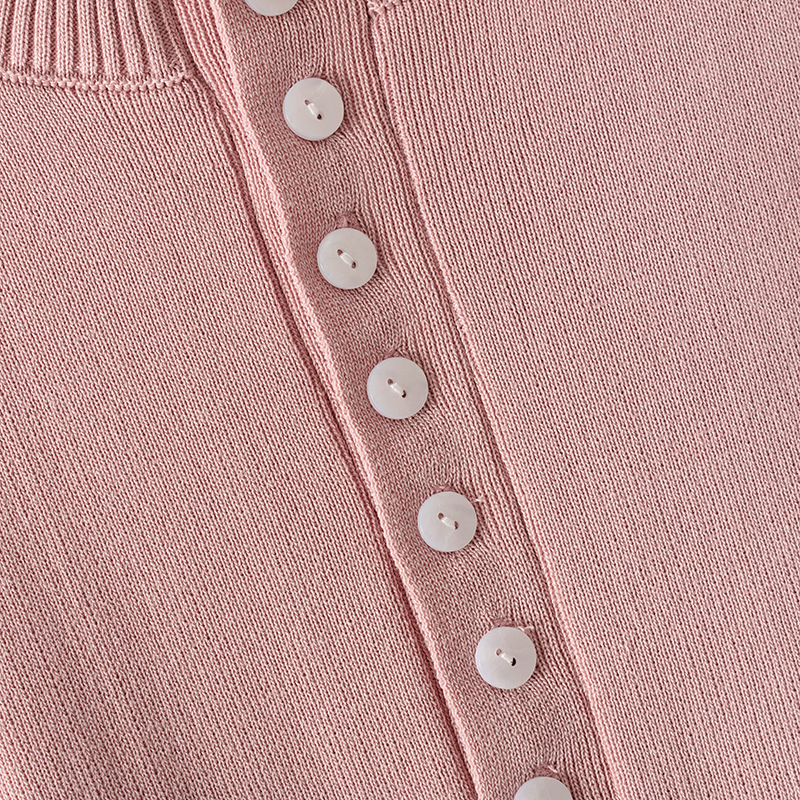 Damen Strick Zweiteiler Set Mit Lockerem Pullover Und Weiter Hose_voghion.com