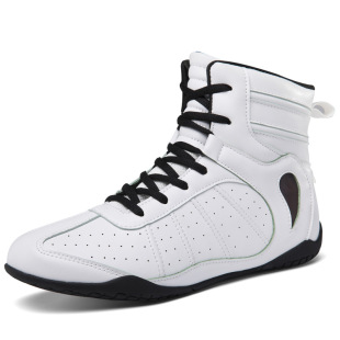 Cross-Border Large Size Men's and Women's Boxing Shoes, Fighting Shoes for Couples, Non-Slip Lightweight Sanda Training Shoes, Fighting Shoes for Professional Competitions
