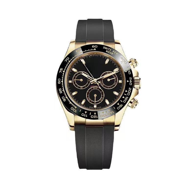 Reloj de la serie Laojia Dituna transfronterizo Panda Di Yacht Mingshi Reloj mecánico automático Green Jindi Daifa