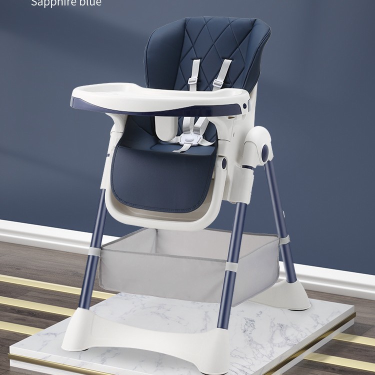 Silla de comedor plegable portátil para bebés sin instalación, silla de comedor para niños de dibujos animados domésticos, silla de comedor para niños que se puede sentar y acostar image 9